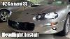 Fits 98-02 Chevy Camaro Led Couple Halo Black Smoke Projector Headlights Lamps